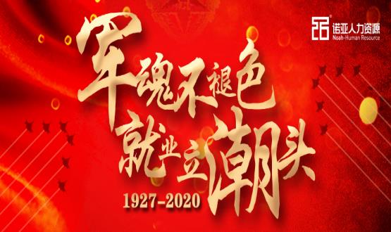 軍魂不褪色，就業(yè)立潮頭！熱烈慶祝中國人民解放軍建軍93周年！